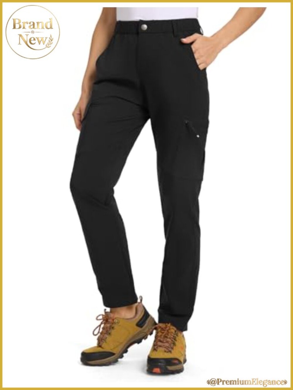 Women's Hiking Cargo Pants Lightweight Quick Dry Water Resistant with Pockets